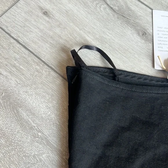 Pull and bear black one shoulder stretch denim casual dress nwt medium - Picture 6 of 6